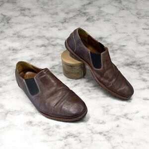 Timberland Boot Co Wodehouse Distressed Brown Leather Men's Size 10 Slip On Shoe